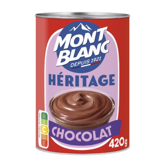 Crème Dessert Chocolat MONT BLANC