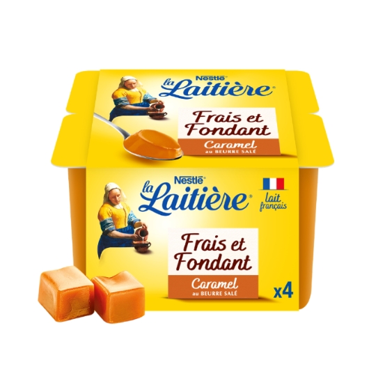 Crème Dessert Frais Et Fondant Caramel LA LAITIERE