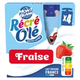 Crème dessert Goûter laitier Fruits Pêche RECRE O'LE