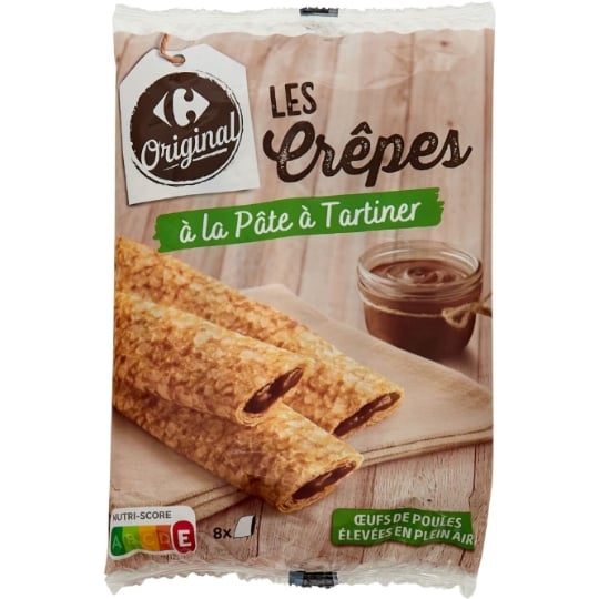 Crêpes à la pâte à tartiner CARREFOUR ORIGINAL