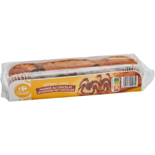 Gâteau marbré chocolat CARREFOUR CLASSIC'