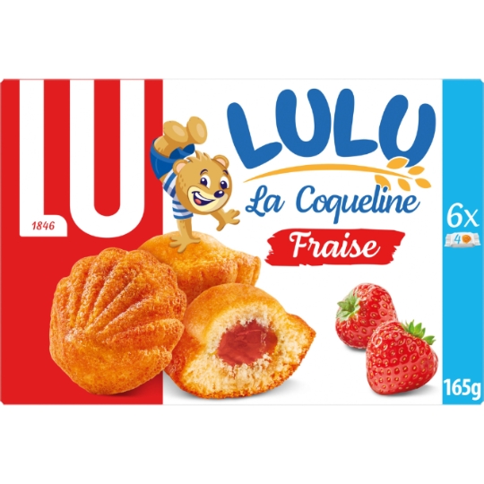 Gâteaux fourrés à la fraise La Coqueline Lulu LU