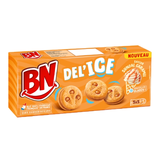 Biscuit Del'Ice Sundae Caramael BN