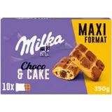 Gâteaux fourrés au chocolat et aux pépites de chocolat Cake & Choc MILKA
