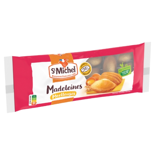 Madeleines moelleuses natures ST MICHEL