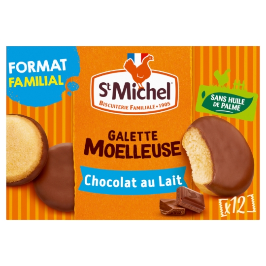Biscuits galette moelleuse chocolat ST MICHEL