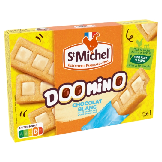 Gâteaux Doomino Chocolat Blanc ST MICHEL