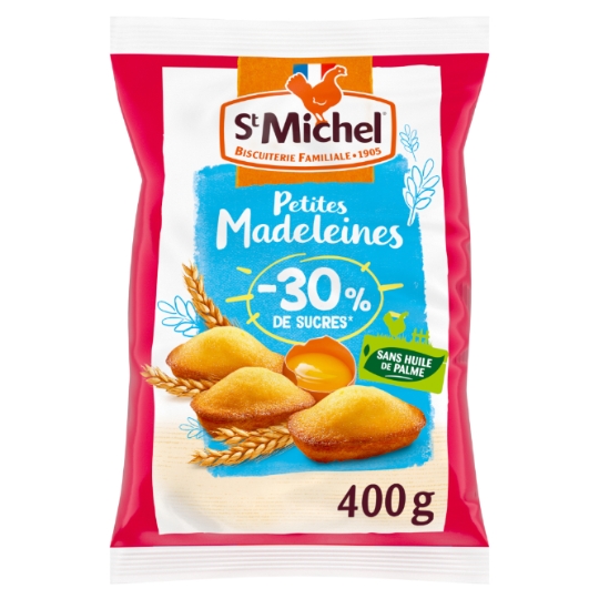 Madeleines petites natures -30% de sucre ST MICHEL