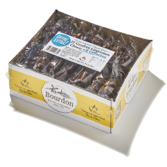 Gaufres Liégeoises choco BISCUITERIE BOURDON