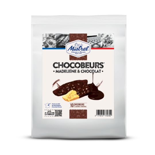 Madeleines Enrobées Chocolat - Chocobeurs BISCUITS MISTRAL