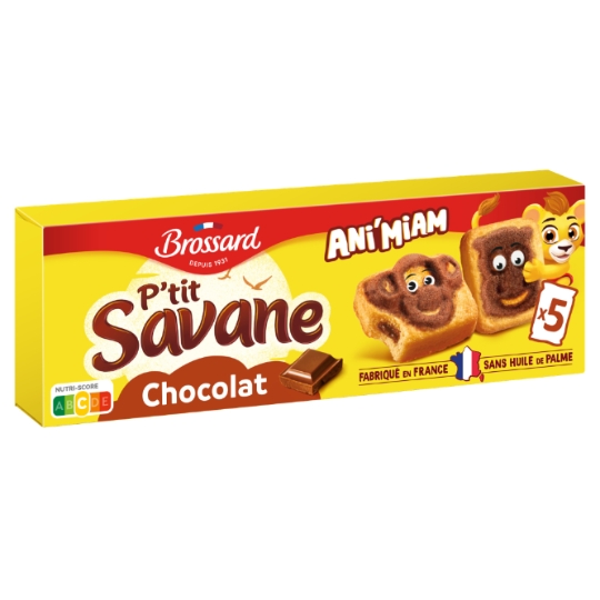 Gâteaux Fourrés Animiam Chocolat P'tit Savane SAVANE