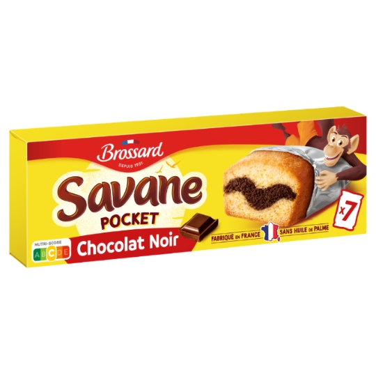 Gâteau Marbré Savane Pocket Chocolat Noir SAVANE
