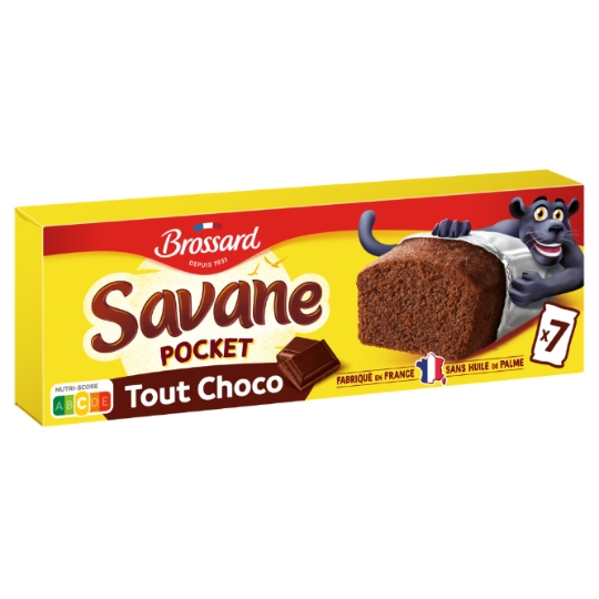 Gâteaux Moelleux Savane Pocket Tout Chocolat SAVANE