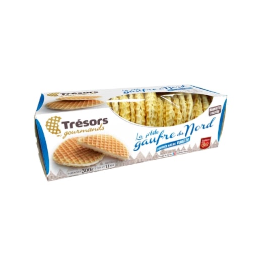 Biscuits gaufres vanille TRESORS GOURMANDS