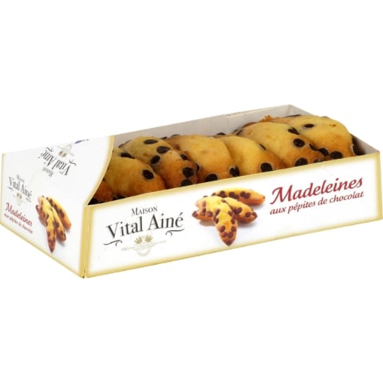 Madeleines pépites de chocolat VITAL AINE