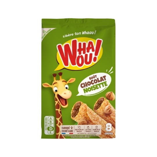Crêpes Goût Chocolat Noisette WHAOU!