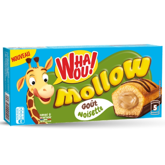 Gâteau Mini Fourré Noisette Mollow WHAOU!