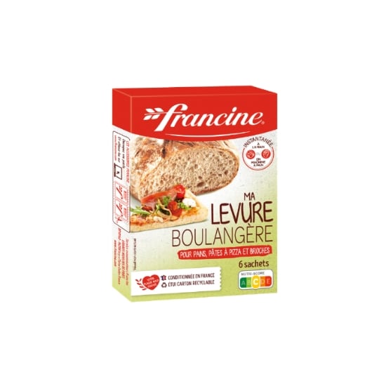 Levure Boulangère pour Pains, Pâtes à Pizza et Brioche FRANCINE