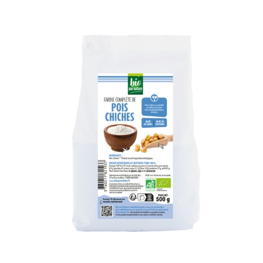 Farine de Pois Chiche Complète Bio BIO PAR NATURE