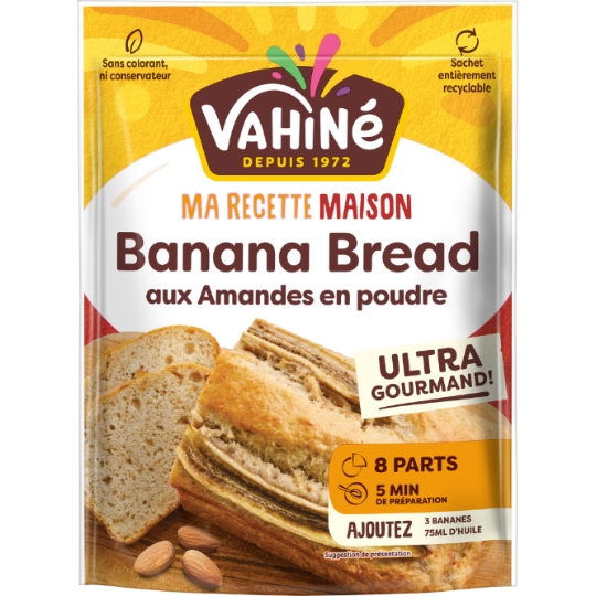Préparation Banana Bread VAHINE