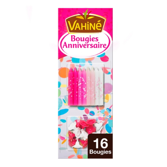 Bougies anniversaire VAHINE