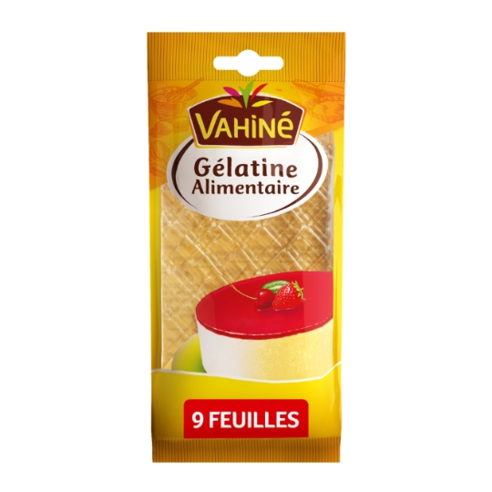 Gélatine Alimentaire Feuilles VAHINE