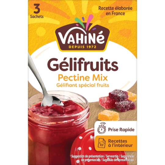 Gélifiant Alimentaire Fruits Pectine VAHINE