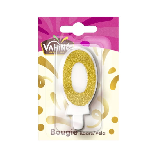 Bougie anniversaire  n° 0  VAHINE