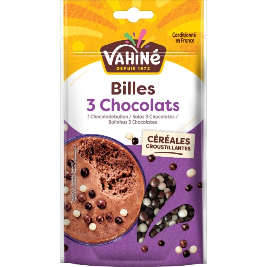 Décors pour Pâtisserie Billes 3 chocolats VAHINE
