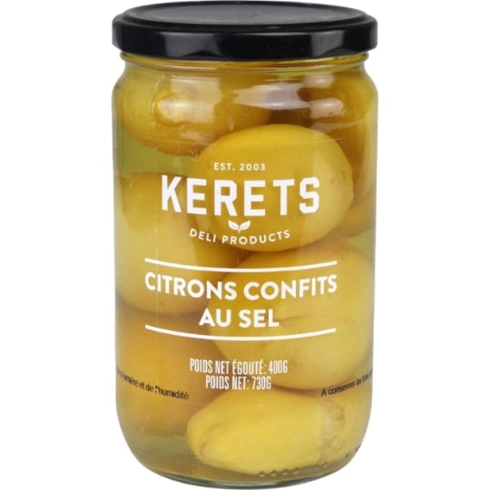 Fruits Confits Citrons Entiers au Sel KERETS