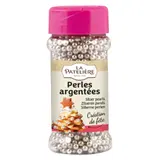 Décors pour Pâtisserie Perles Argentées LA PATELIERE