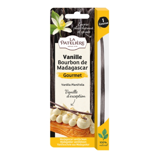 Gousse de Vanille Bourbon Madagascar Gourmet LA PATELIERE