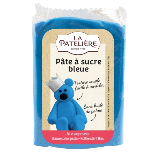 Pâte à Sucre Bleue LA PATELIERE