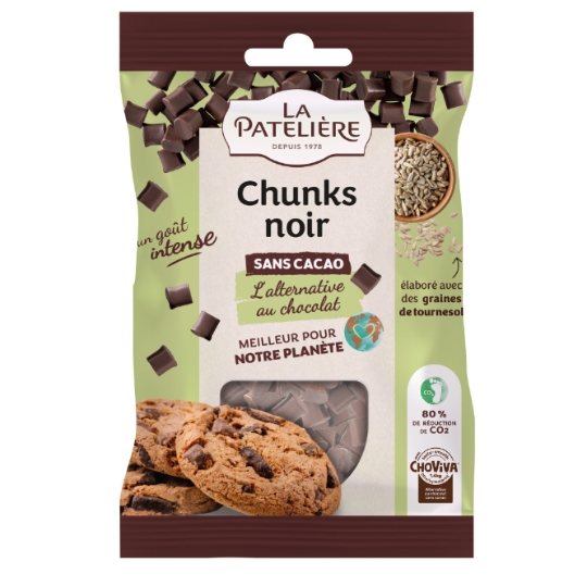 Pépites de Chocolat Noir Sans Cacao Chunks LA PATELIERE