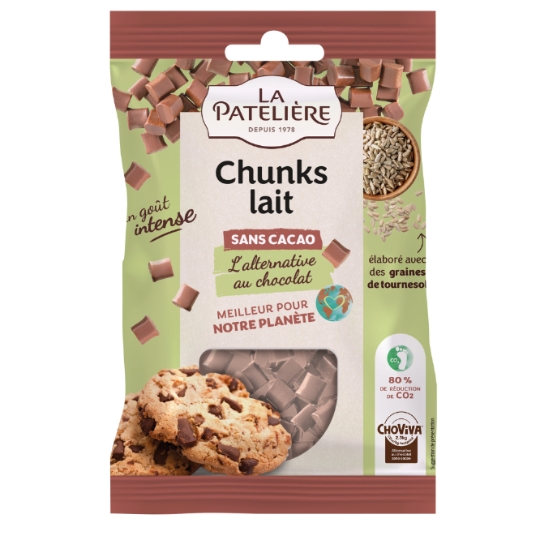 Pépites de Chocolat Lait Sans Cacao Chunks LA PATELIERE