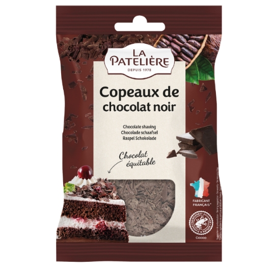 Décors pour Pâtisserie Copeaux Chocolat Noir LA PATELIERE