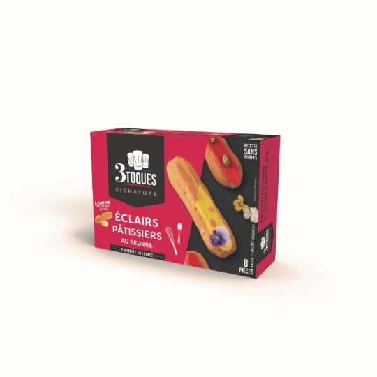 Pâtisseries à Garnir Eclairs Pâtissier 3 TOQUES