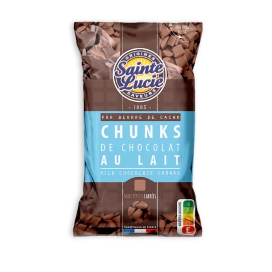 Pépites de Chocolat Lait Chunks SAINTE LUCIE
