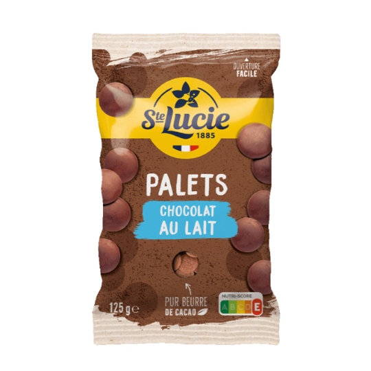 Palets de Chocolat Lait SAINTE LUCIE