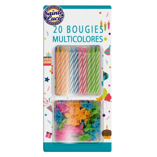 Bougies d'anniversaire SAINTE LUCIE