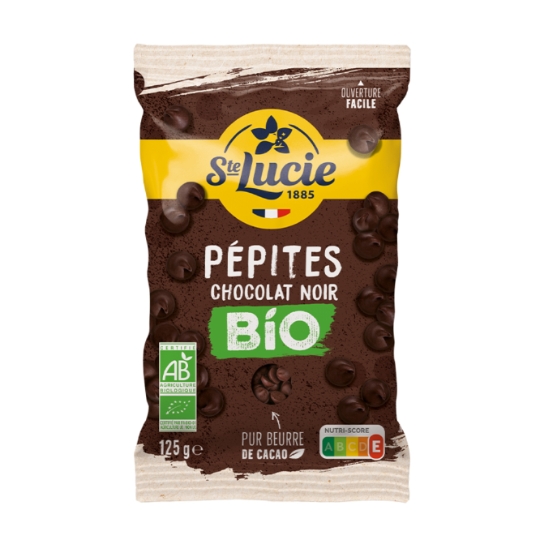 Pépites de Chocolat Noir Bio SAINTE LUCIE