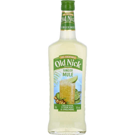 Cocktail Ginger Mule Old Nick 70 cl 16° à base de rhum OLD NICK