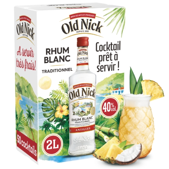 Rhum Traditionnel des Antilles Françaises 40% OLD NICK