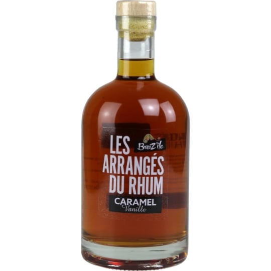 Rhum caramel vanille BREIZ'ILE