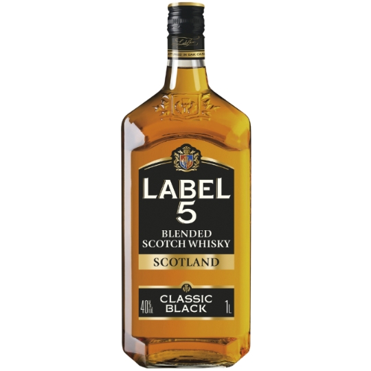 Whisky scotch Classic Black LABEL 5