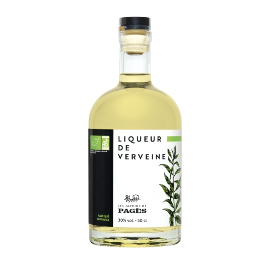 Liqueur Verveine Bio 30% LES JARDINS DE PAGES