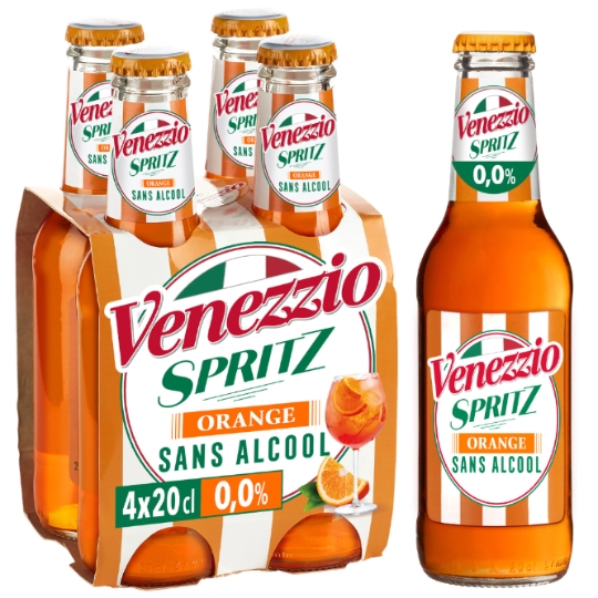 Cocktail Spritz Orange Sans Alcool VENEZZIO