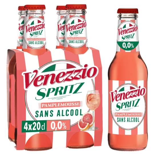 Cocktail Spritz Sans Alcool Pétillant VENEZZIO