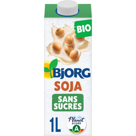 Boisson Végétale Soja Nature Sans Sucres Bio BJORG