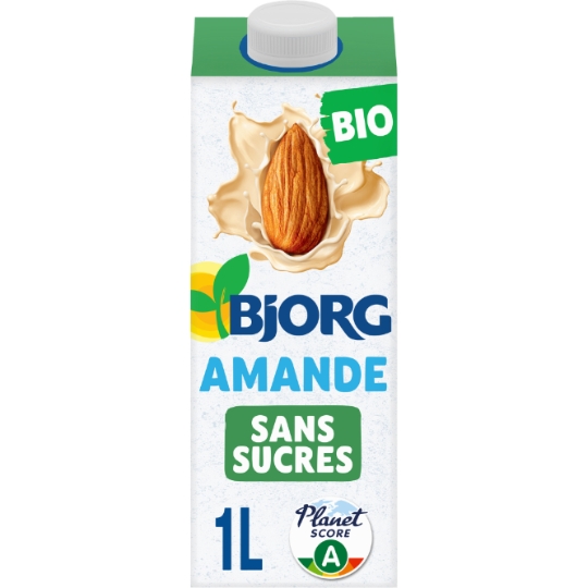 Boisson Végétale Amande Sans Sucres Bio BJORG